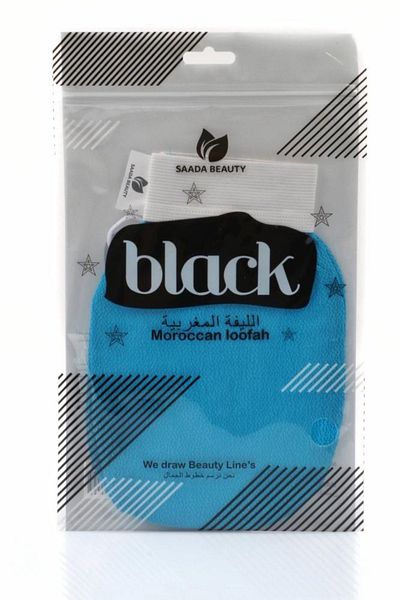 SAADA BEAUTY Blue Moroccan loofah Saada Beauty