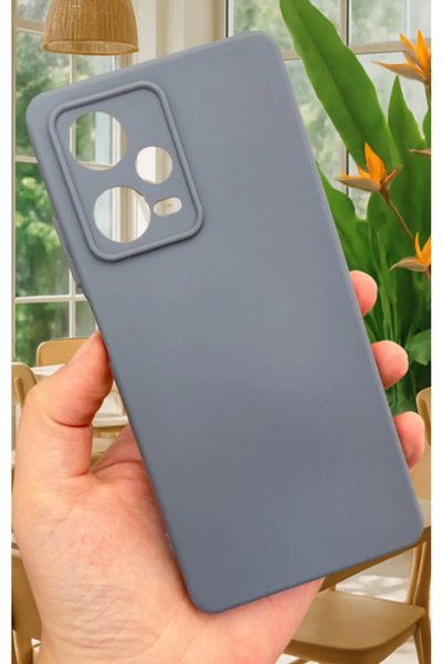 İPAX حافظة هاتف متوافقة مع هاتف Xiaomi Redmi Note 12 PRO 5G مصنوعة من التيتانيوم الرمادي المخملي