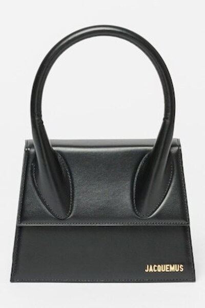 JACQUEMUS - Le Grand Chiquito leather crossbody bag, Black