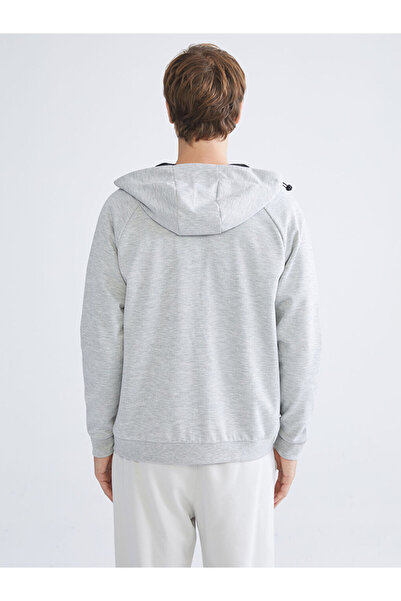 LC Waikiki Create Your Style from Uzg Store |   Hooded Long Sleeve Men's Zippered Sweatshirt