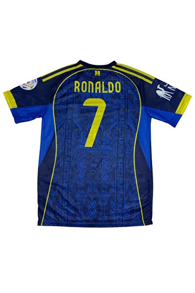 TETYS New Season High Quality Navy Blue Color Size 7 Cristiona Ronaldo Al-Nassr Adult Jersey
