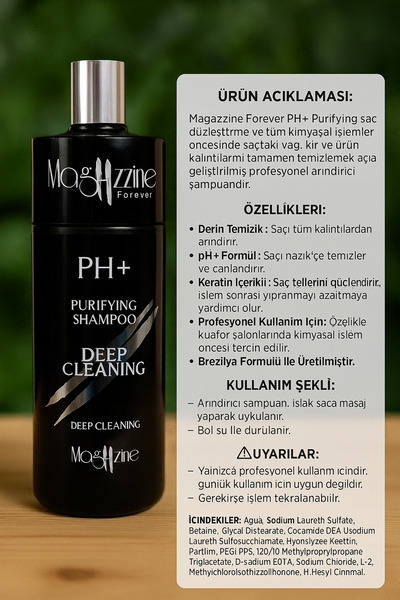 BESTWAY KUAFÖR & GÜZELLİK SALONU Magazizne Deep Cleansing Shampoo