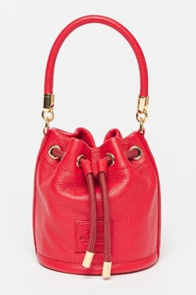 Marc Jacobs , Bucket Bag with Embossed Logo, Red