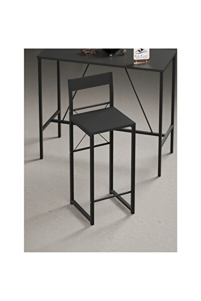 Retodesign GOOD SİYAH BAR SANDALYESİ-BAR TABURESİ 1650