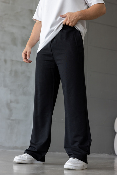 DARK MODA Ανδρικό παντελόνι oversized φαρδύ κοστούμι