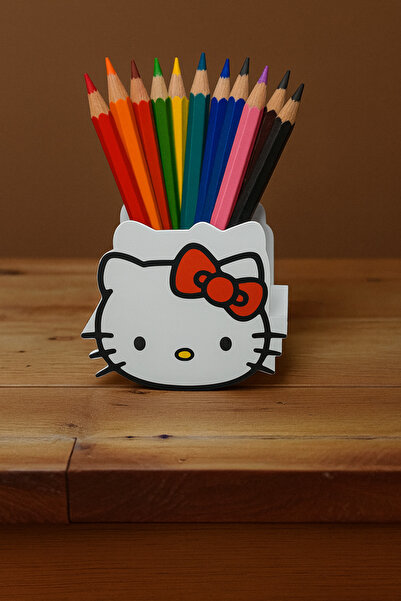 krh 3d print Hello Kitty Kalem Kutusu - Sevimli ve Dayanıklı Organizer Çanta