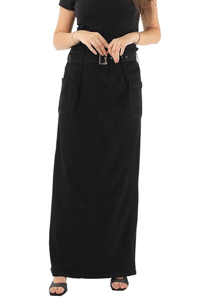SUGA Long Summer Sky Skirt