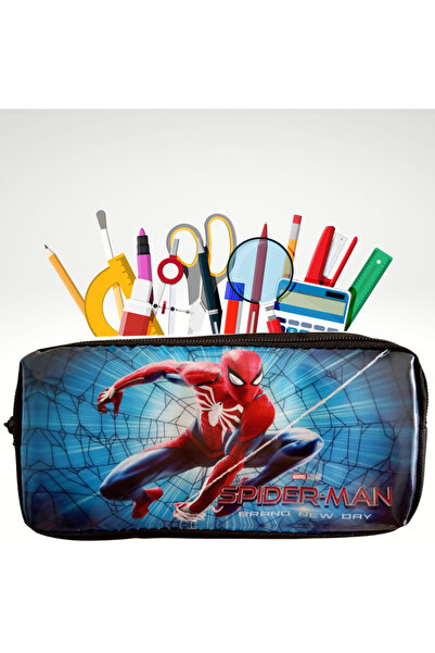 booddie Spderman Örümcek Adam Temalı Kalem Kutusu Kalemlik Resimli Fermuarlı ...