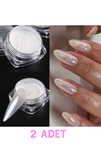 se7enhome 2 ADET İnci Tozu Inci Tozu 10ml Tırnak Oje Inci Tozu Epoksi Pigment...