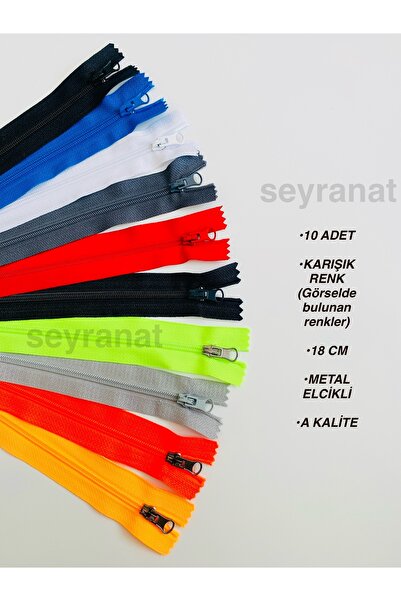 seyranat 10 смесени цвята, висококачествена метална дръжка, 18 см, чанта за п...