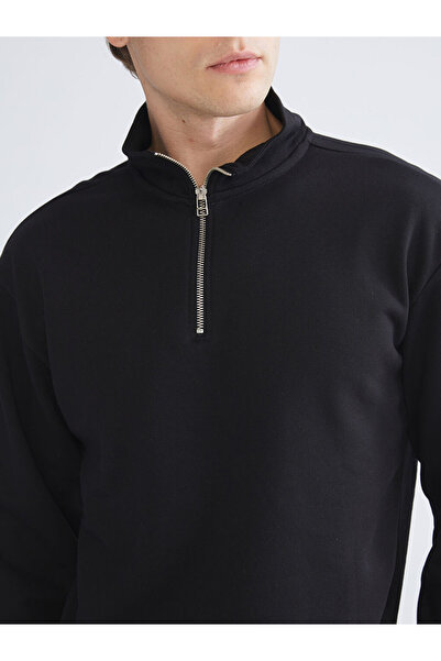 LC Waikiki Sparkling Choices from Shining Store |   Men's Sweatshirt with Stand Collar