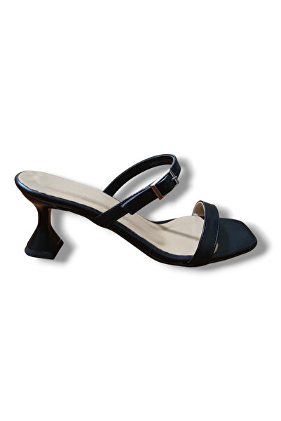 BARONES SHOES Black Goblet Heeled Women's Sandals