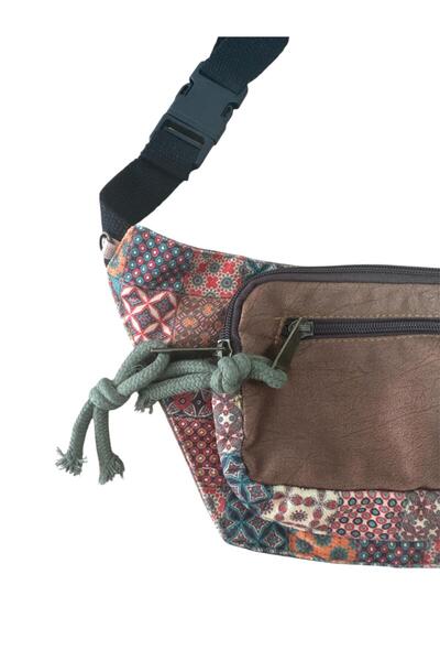 MDLİFE HOME Ethnic Patterned Waist Bag – Unisex Cross Chest and Shoulder Bag