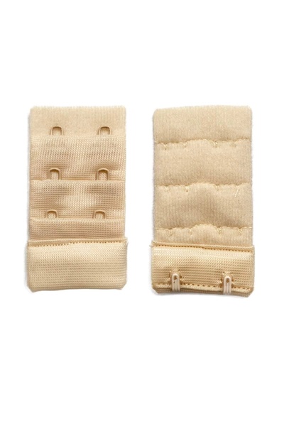 No8 Home 2 Pieces Agraf Bra Extension Clasp 3 Rows / 2 Hooks Skin