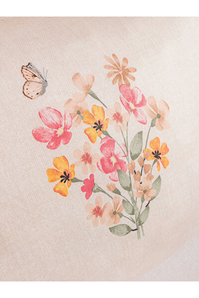 LC Waikiki Floral Patterned Modern 100% Cotton Double Duvet Cover Set