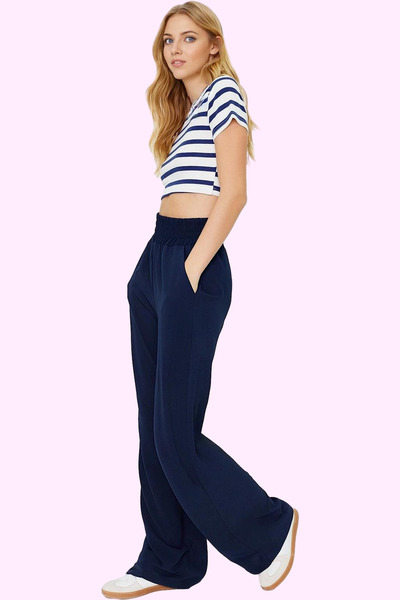 PayBuy Women's Fashion Wide Leg Aerobin Woven Pants Relaxed Fit Daily Use Summer