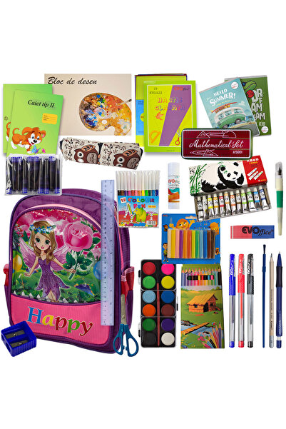 CRT Birotica Ghiozdan echipat pentru clasa 1-2 - fete