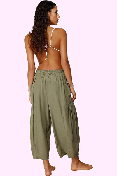 PayBuy Women's Fashion Woven Pipe Leg Pants Casual Summer Beach Wear Daily Use Summer