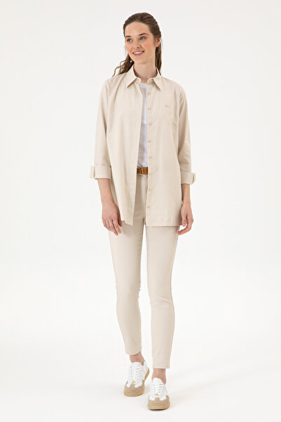 U.S. Polo Assn. Kadın Taş Uzun Kollu Gömlek 50299331-VR049