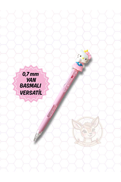 Ceylan Kırtasiye Hello Kitty Yan Basmalı 0,7 mm Uçlu Versatil Kalem (1 Adet)