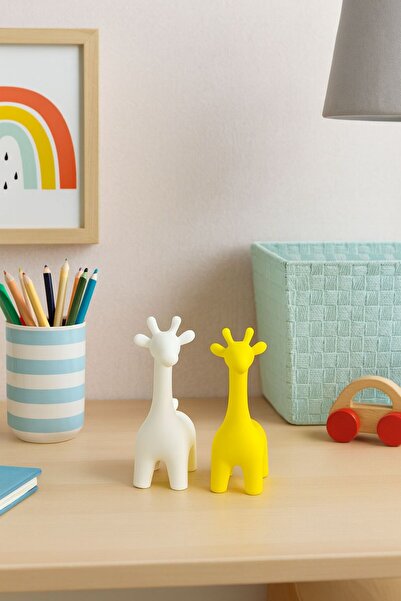 NOVATECH İNOVASYON ZÜRAFA FİGÜR Seti 2'li Dekoratif Obje Oyuncak Figür Çocuk ...