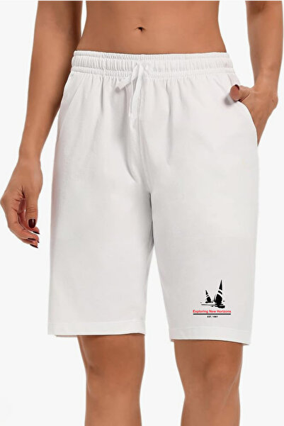 Superlife Süperlife Women's Sail Printed Standard ® Snake Mold Shorts Spr25Srk083