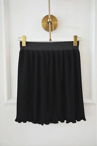 PAWWY Women's Elastic Pleated Underwear Skirt