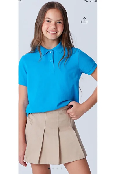 LC Waikiki Lcw Kids Polo Neck Girl's T-Shirt