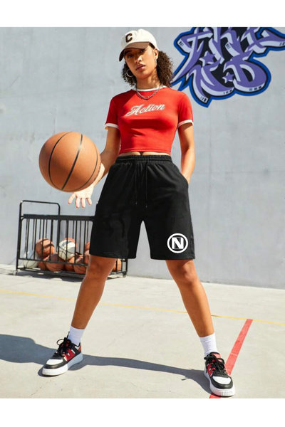 Superlife Women's N Printed Standard & Regular Fit Shorts Spr25Srk082