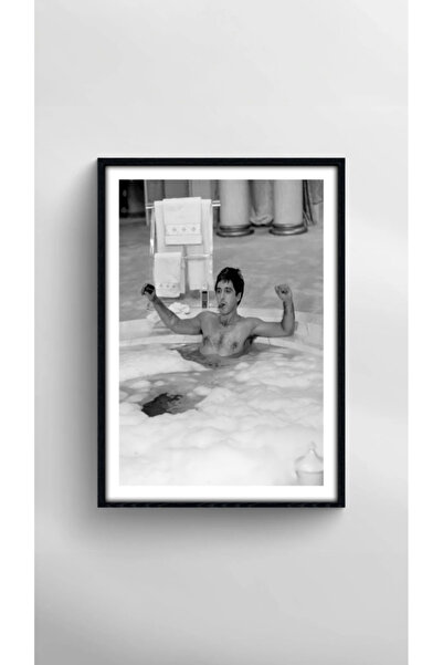 Thetic TONY MONTANA BLACK & WHITE - Poster de perete PREMIUM fără cadru cu estetică modernă