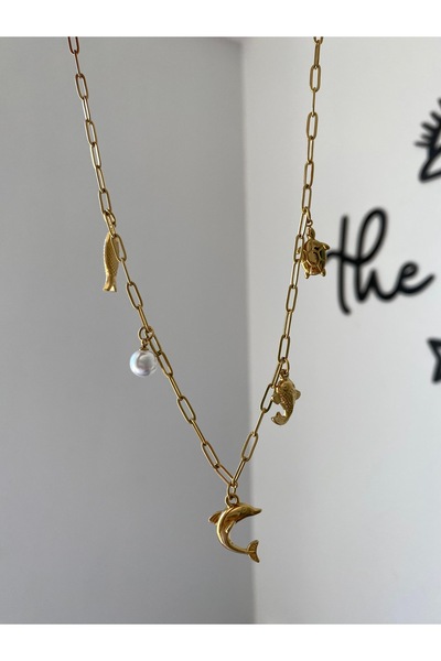 Serein Jewelry قلادة على شكل سمكة