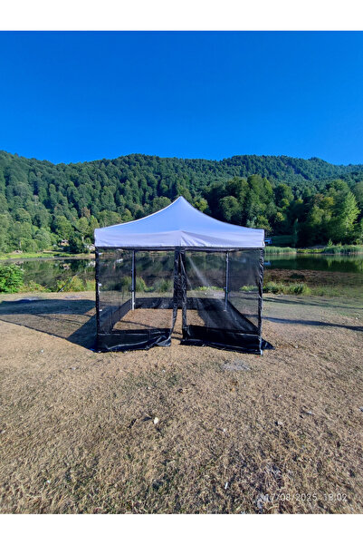 atabay outdoor 3x3 m 35 mm Altıgen Sineklikli Gazebo Tente