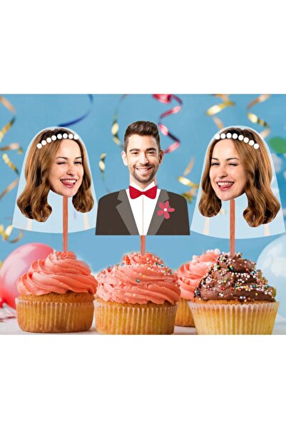 ELF REKLAM Bekarlığa Veda Partisi Bride To Be Kişiye Özel Fotoğraflı Parti Kü...