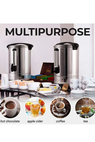 Micro Plus Water Urn Boiler, 20 Litre Large Capacity Stainless Steel