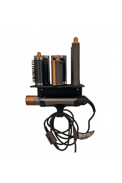 OEM Suport de perete pentru Dyson Airwrap și 6 accesorii, imprimat 3D, negru