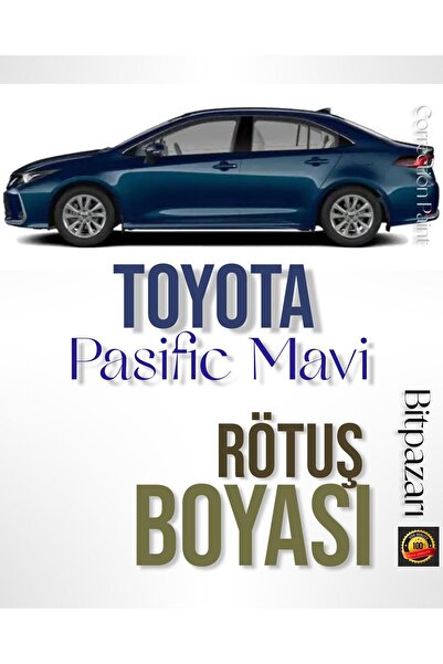 izmir bit pazarı TOYOTA Pasifik mavi 785 Fırçalı Rötuş Boyası 25ml.