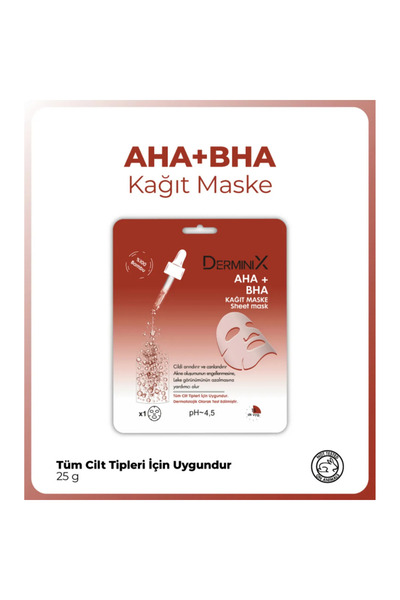 Derminix AHA + BHA Paper Mask 25g