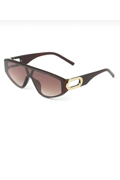 Manu Collection Women's Bitter Coffee Trend Uv 400 Filter Glasses with Case