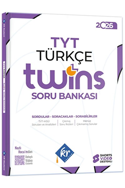 KR Akademi Yayınları 2026 TYT Twins Türkçe Soru Bankası