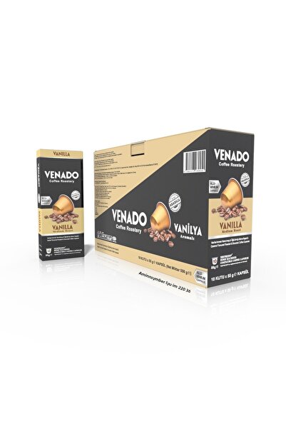 Venado قهوة كبسولات الفانيليا - متوافقة مع نسبرسو - عرض 10 قطع