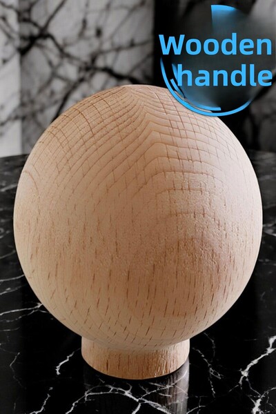 Badem10 Ξύλινη λαβή με κουμπιά μονής βίδας Έπιπλα κουζίνας Συρτάρι Ντουλάπα Ντουλάπα Λαβή Λαβή