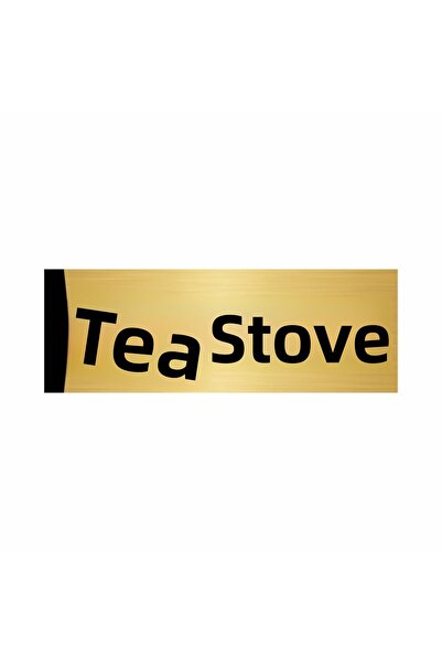 Özarslan Dizayn Tea Stove 10X20Cm Gold Color Metal Baffle Sheet