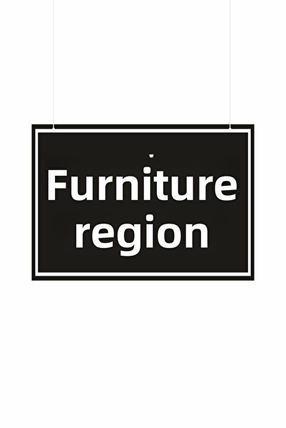 cicigünler Furniture Section Written Store Direction Board