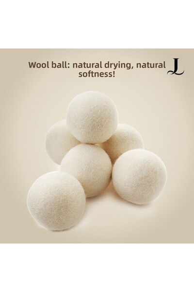 LaPatria 3Pcs XXXL Wool Laundry Dryer Ball