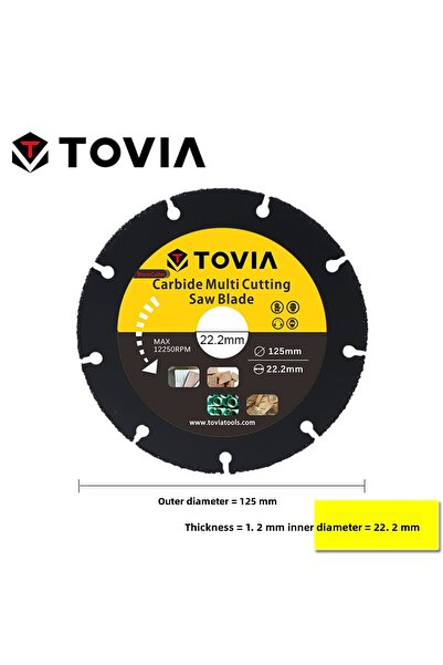 Choice1 شفرات منشار كربيد SCIMAKER مقاس 125 مم/115 مم، قرص قطع الخشب، قرص منش...