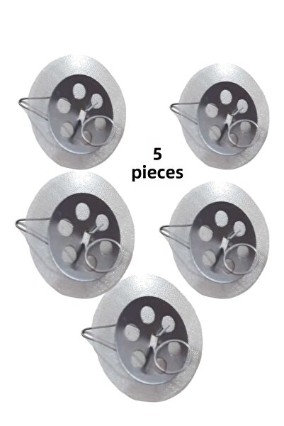 ÇEÇEN HOME 5 قطع من مصفاة إبريق الشاي - متوافقة مع جميع إبريق الشاي، تدوم طويلاً