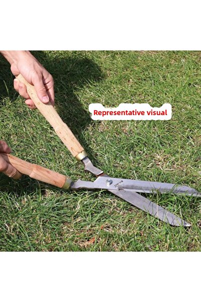 NUBLADO Curve Grass Pruning Shears Bush Grass Mower Cutting Scissors 50cm Sharp Metal Blade 1Pcs.
