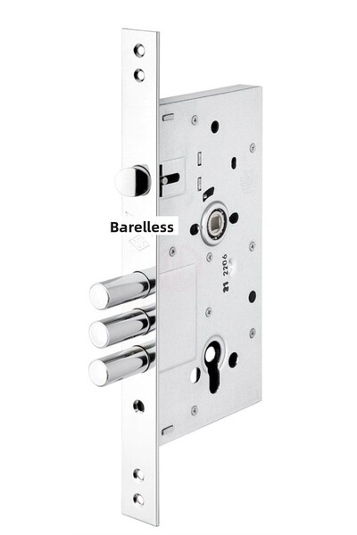 Geylani Încuietoare ușă din oțel monobloc Tursan fără bare 60 mm nichel