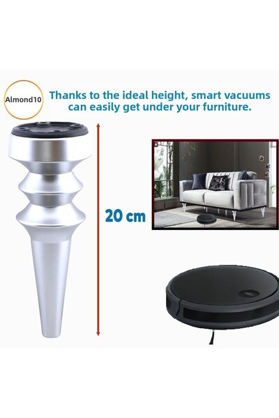 Badem10 Oliva Argintiu Mat 20 Cm Mobilier Canapea Fotoliu Unitate Tv Consolă Upgrade Riser Picior Picioare