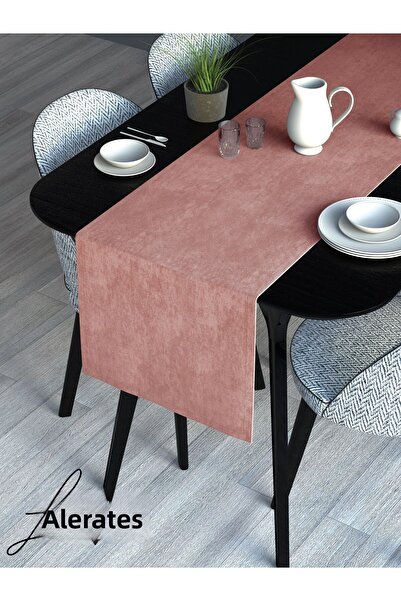 Lalezar Culoare roz dulce cu efect de catifea Aura Series Runner 40 X 140